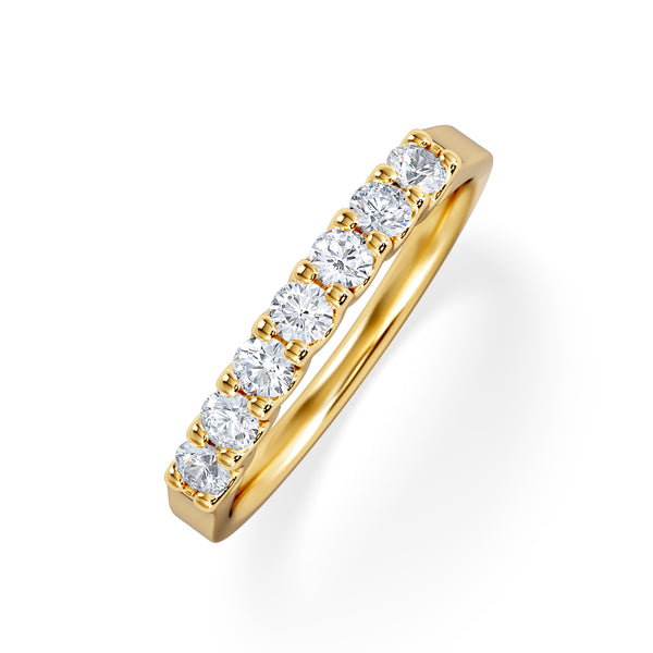 Chloe 18K Gold Lab Diamond Eternity Ring 0.50ct G/Vs